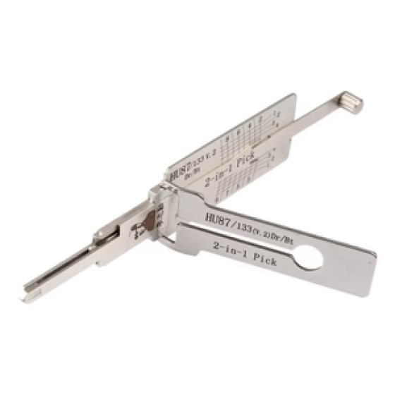 Original Lishi 2-In-1 Pick and Decoder HU87 / HU133